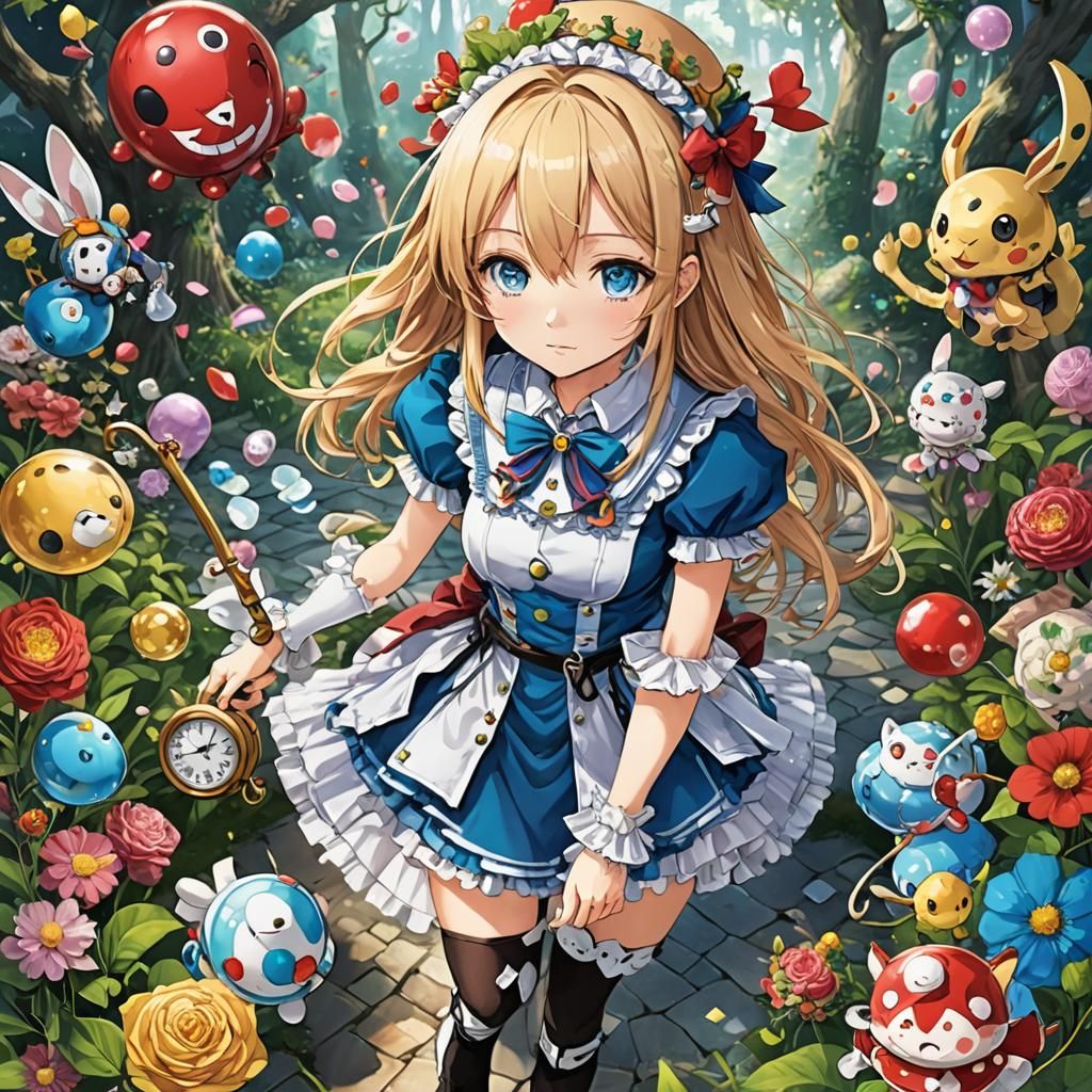 Anime Wonderland Key Visual, Manga Style