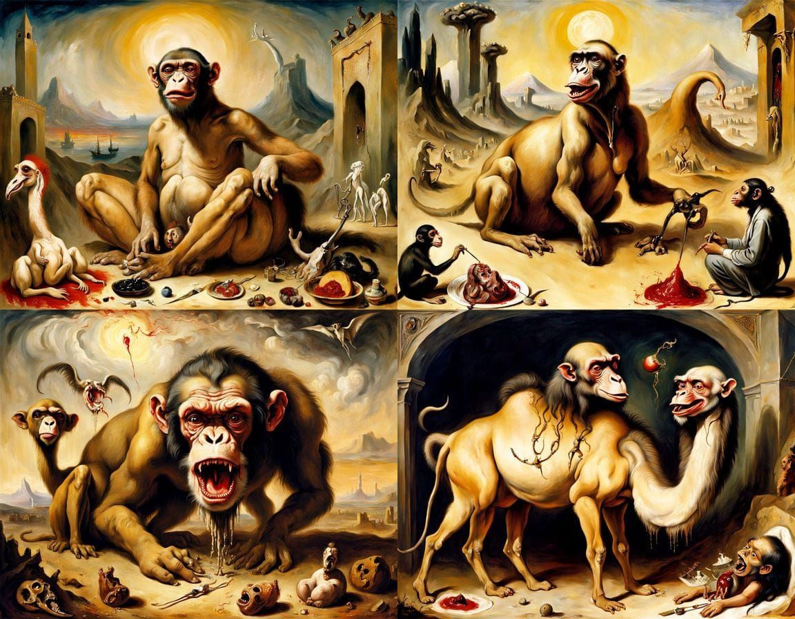 Romantic Horror of Mutant Arabian Homunculus