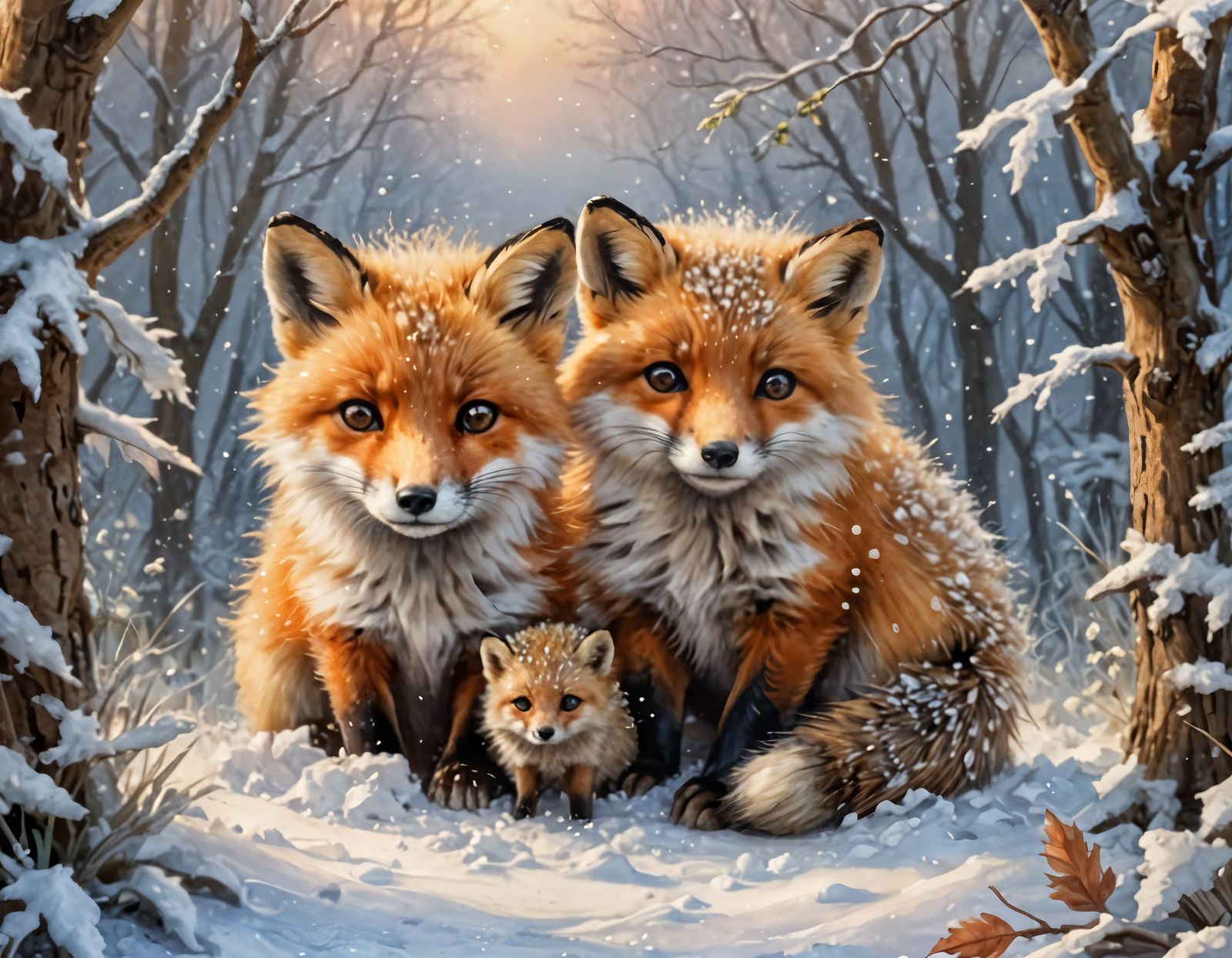 Charming Portrait of a Cute Fox