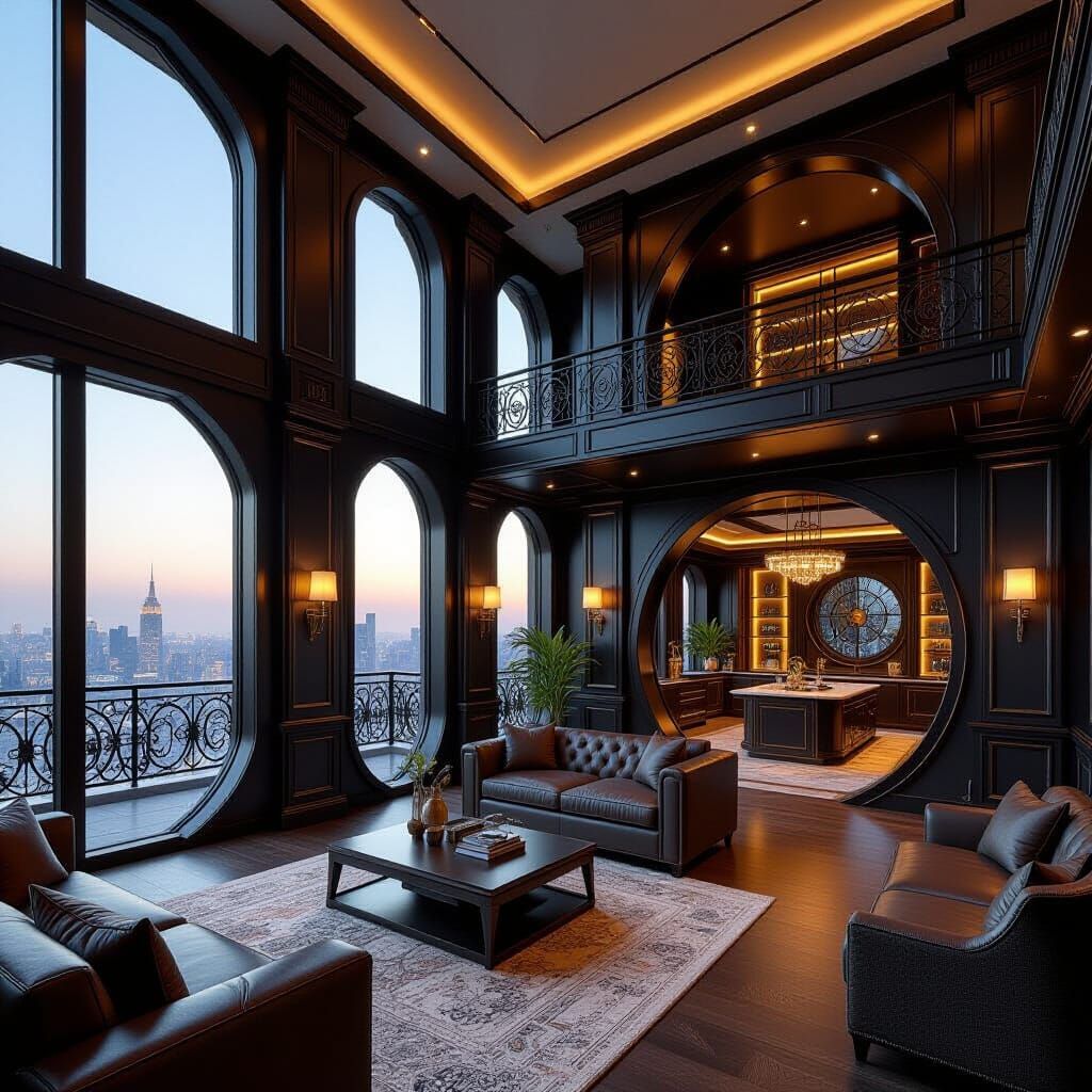 Luxurious Penthouse With Secret Trapdoors And Hidden Labs