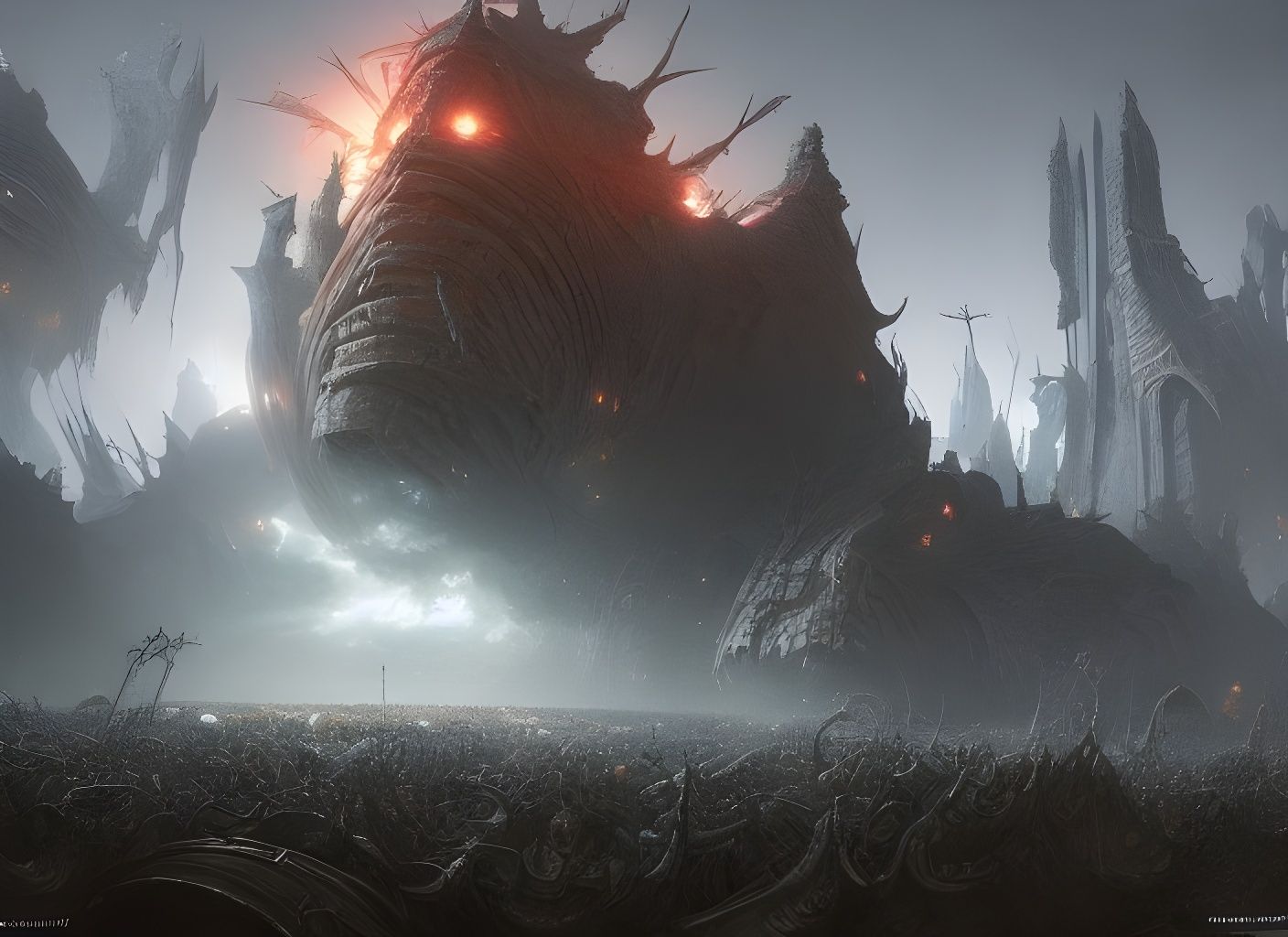 Evil AI Nanobots Rule the Universe: Digital Art