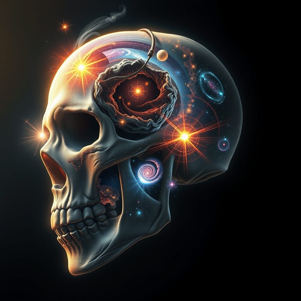 Universe Blossoming Within Stephen Hawking's Mind