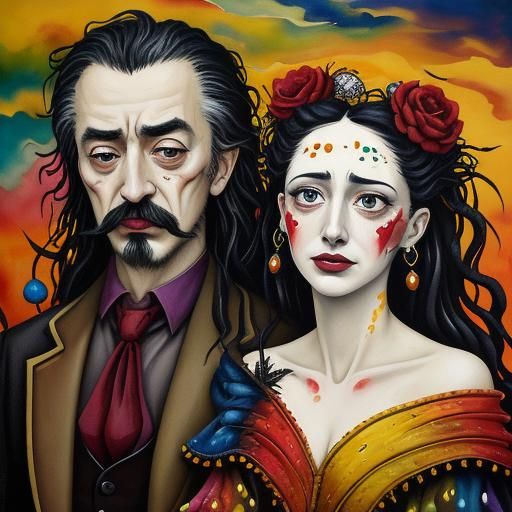 Surreal Boy: Emotions in Gouache Style