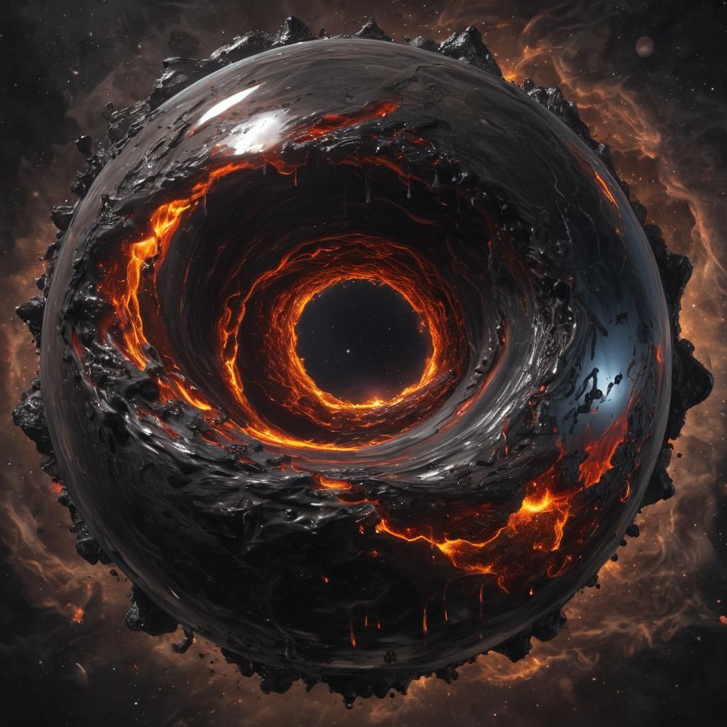 giant black hole inside earth