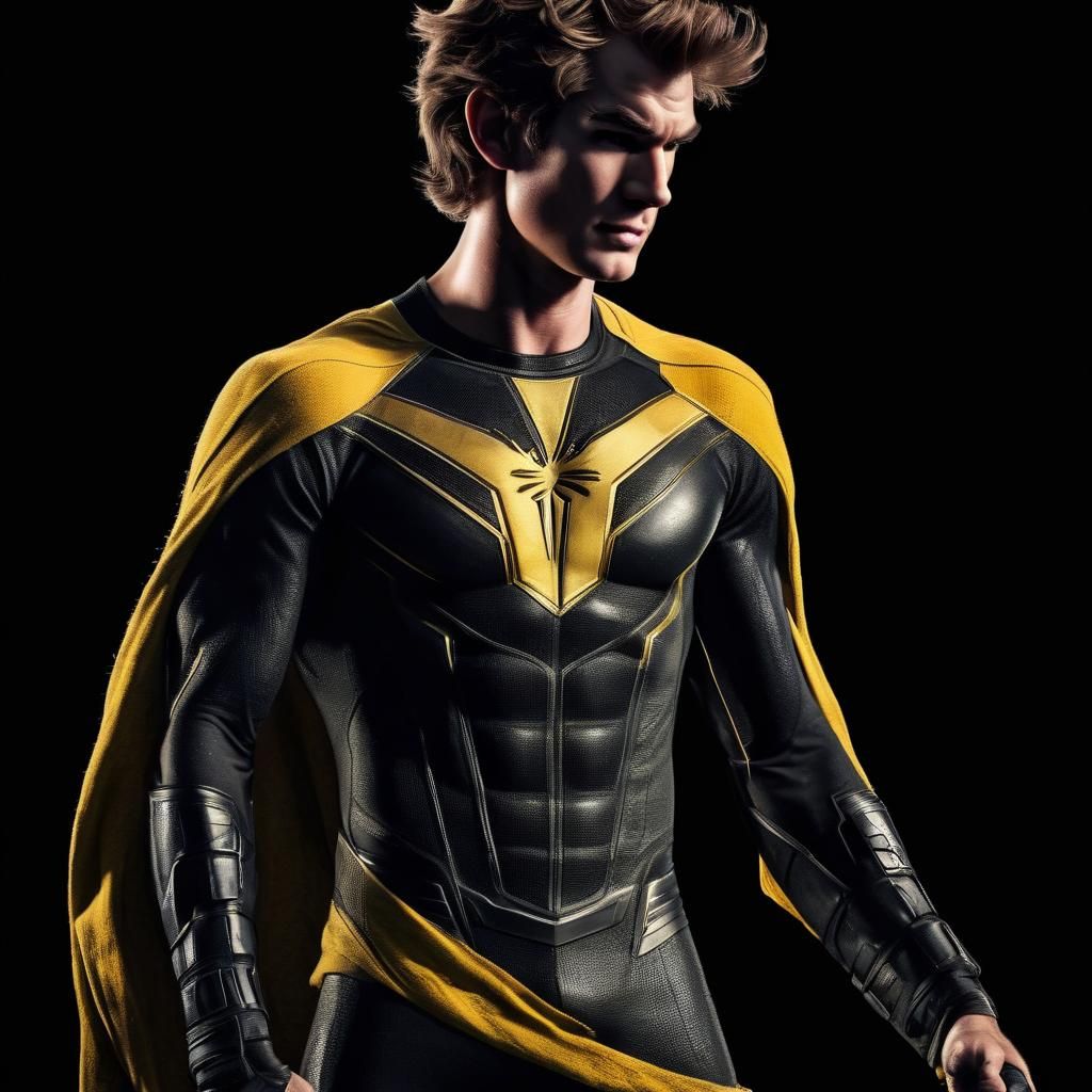 Extremely Muscular Man Flexing Biceps Portrait