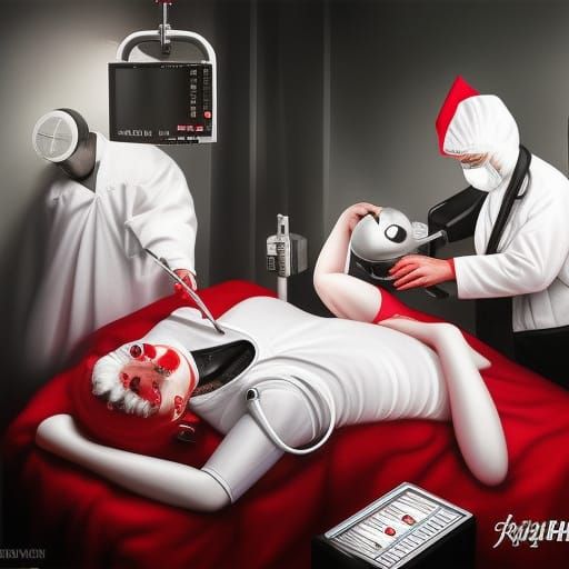 Gothic Nurse's Macabre Revenge in Operating Room