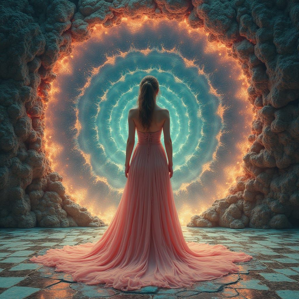 Droste Effect: Psychedelic Infinity Portal Art