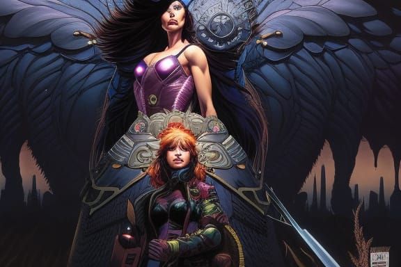 Cute See-Through Monster Girl: Comic Book Art