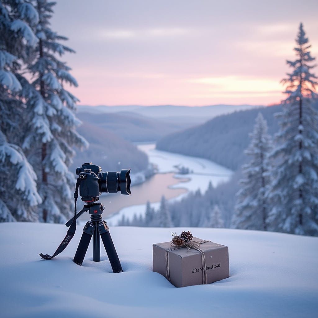 Winter Serenity in Gauja Valley, Latvia