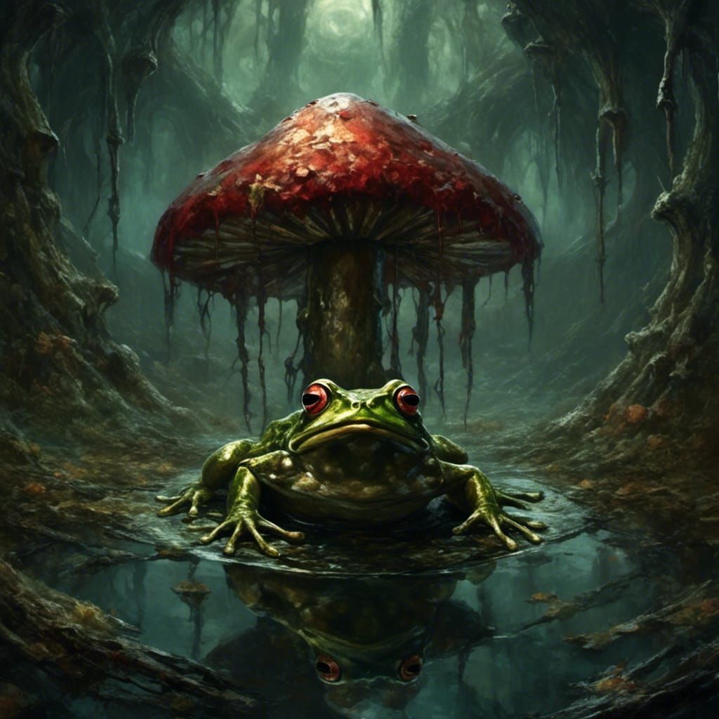 Surreal Horror: Lord of the Pond Summons Frog