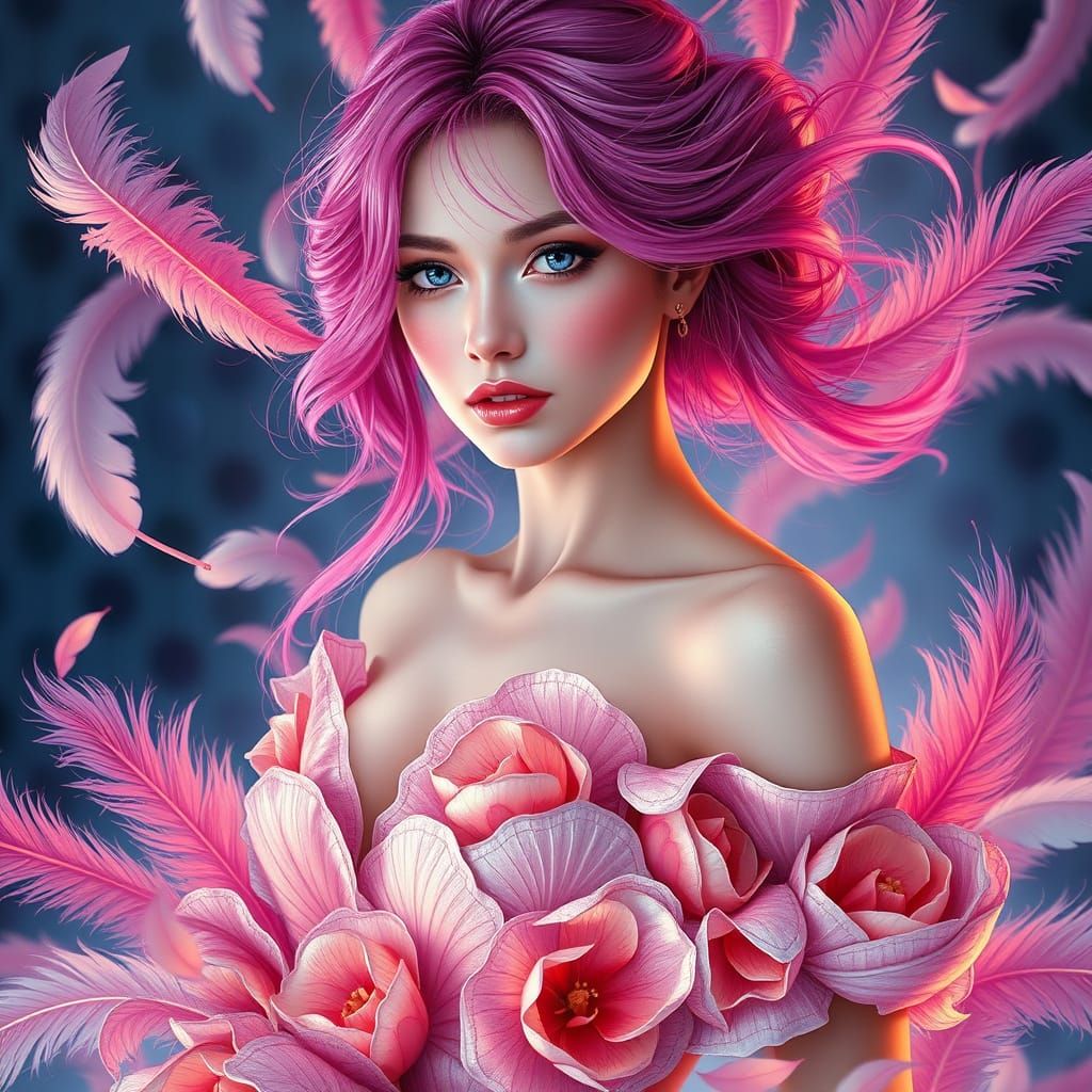 Ethereal Beauty in Vibrant Colors