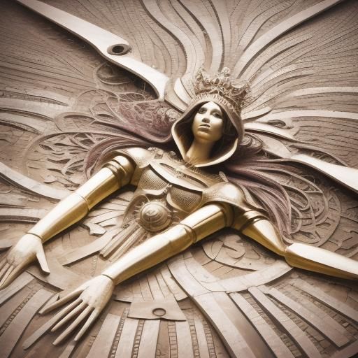 Psychedelic Surrealism in the Style of Beardsley