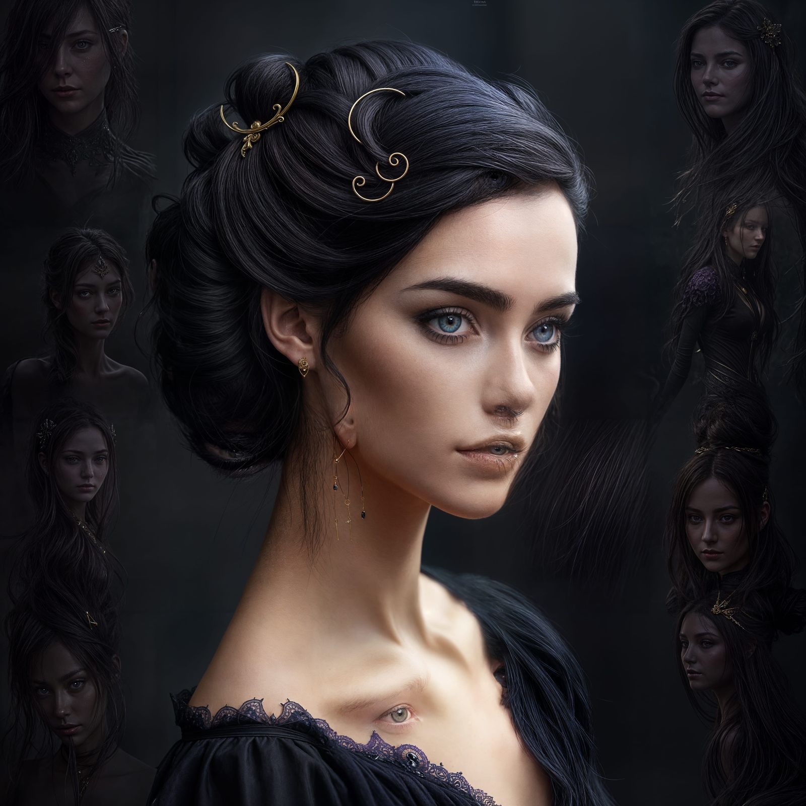 Ethereal Beauty in Dark Surrealism