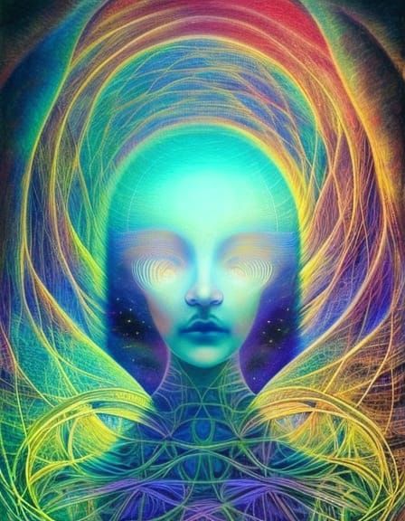 Surreal Transformation with Warped Perspective in Rich Color...