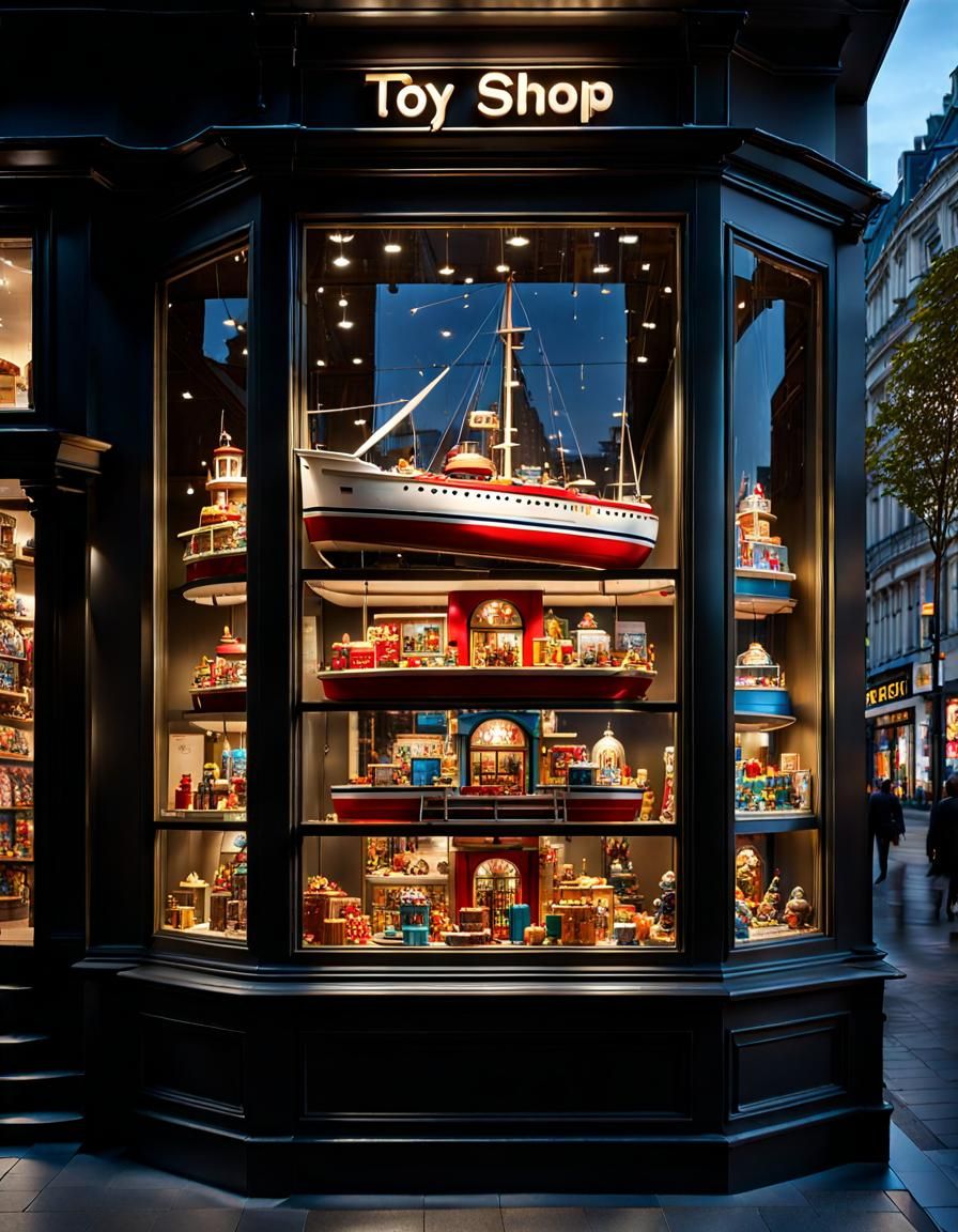 Toy Shop Window Display