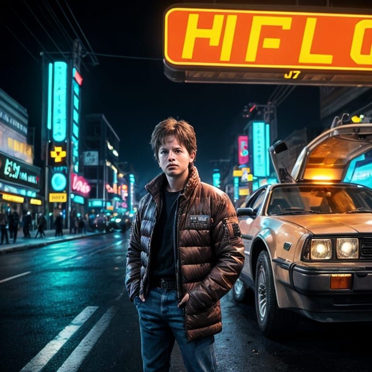 Marty McFly: Back to the Future AI Portrait