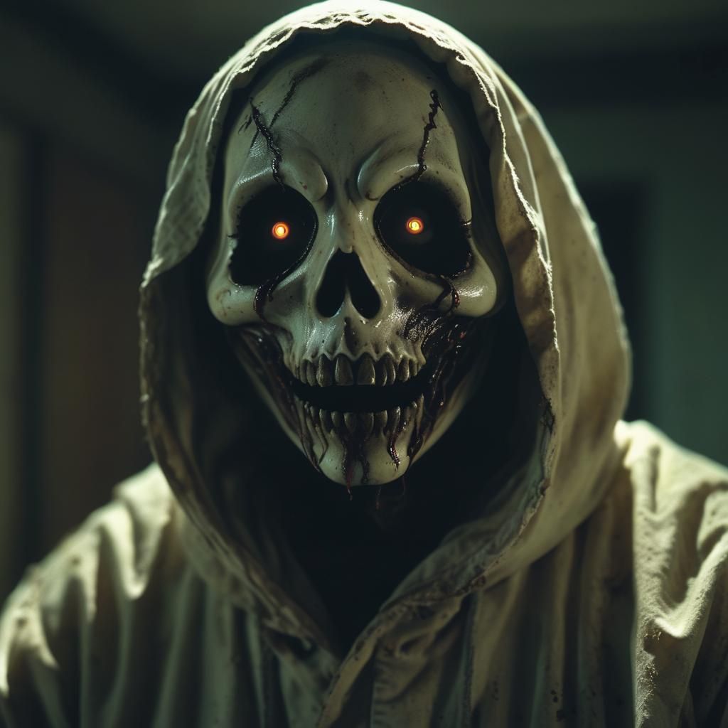 Ghostface Ghoul Hybrid in Abandoned Asylum