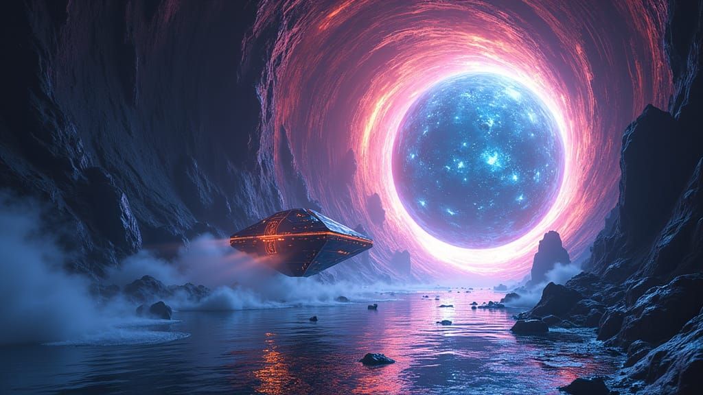 Dubbel Hexacon Explores Shimmering Hypercube Portal to Water...