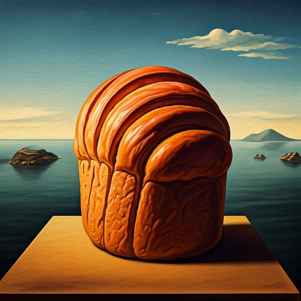 Surrealistic Grapefruit Bread Embarks on Whimsical Journey