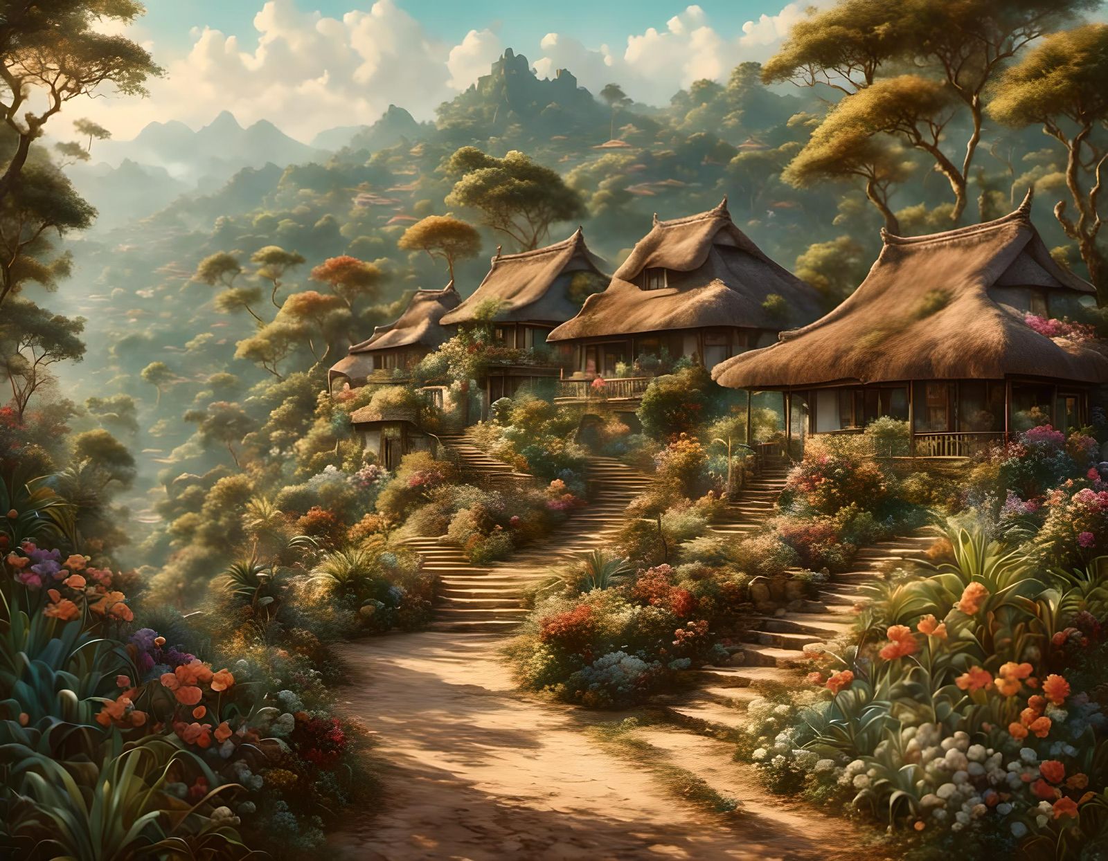 Dreamy Retro Village in Bali