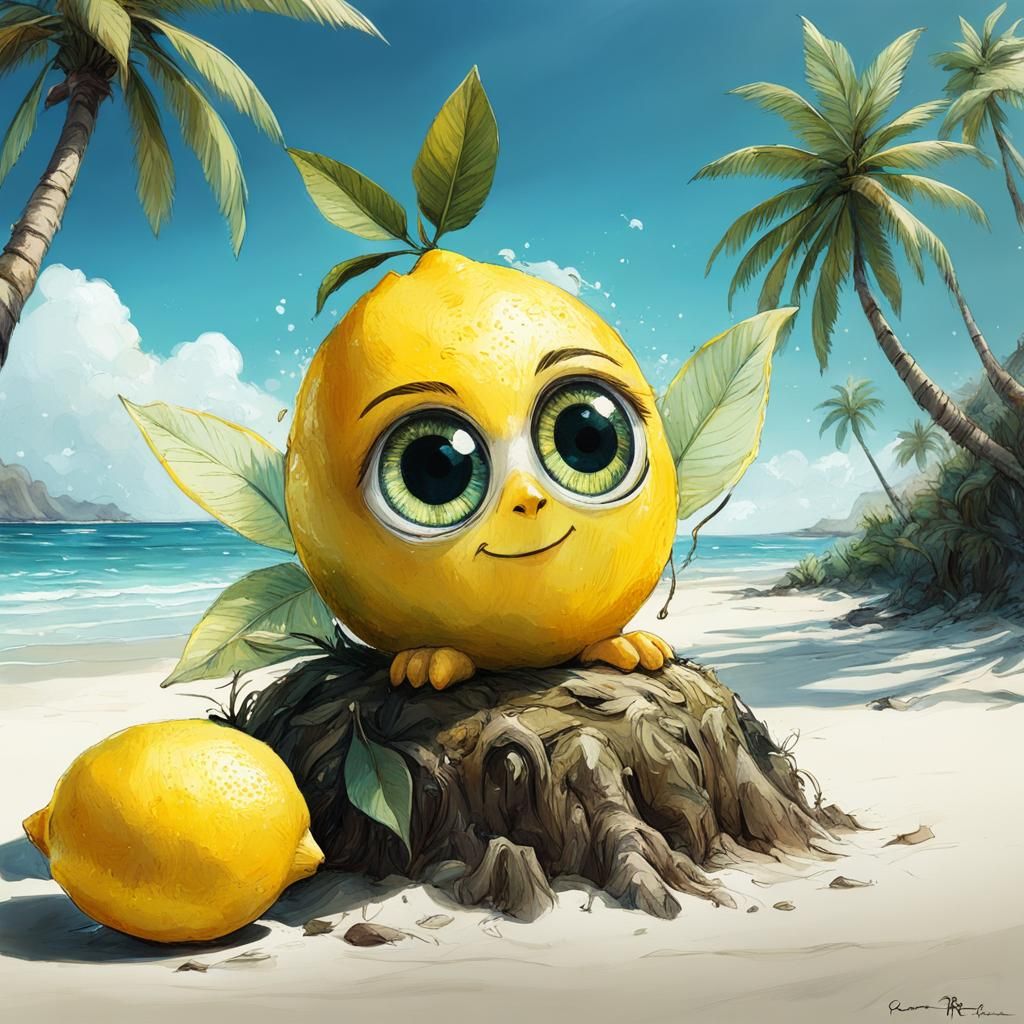 A chibi lemon
