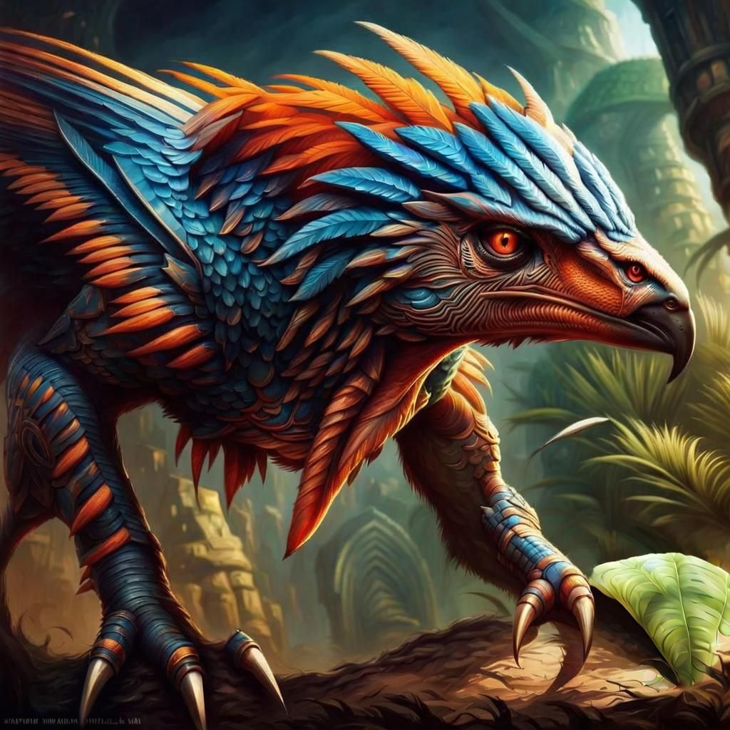 Detailed Fern Plant Close-Up