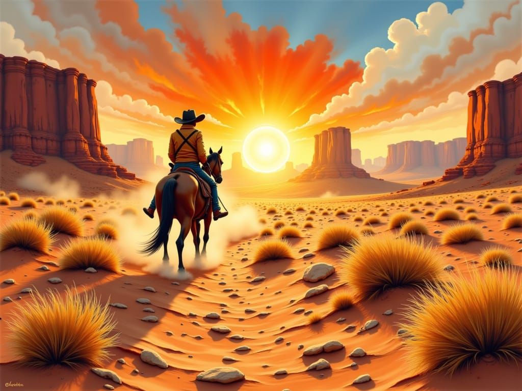 Traveling with the sun in front