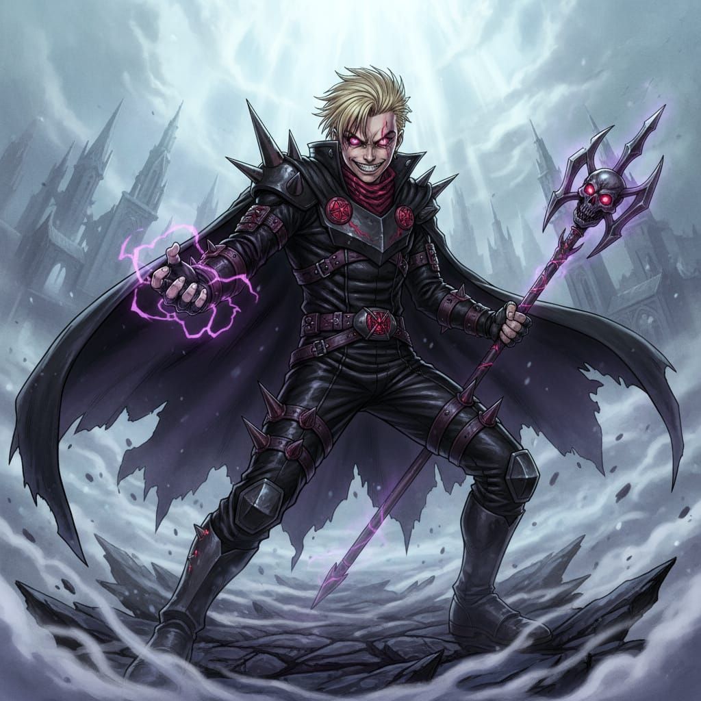 Super Sentai Villain Inspired by Billy Idol