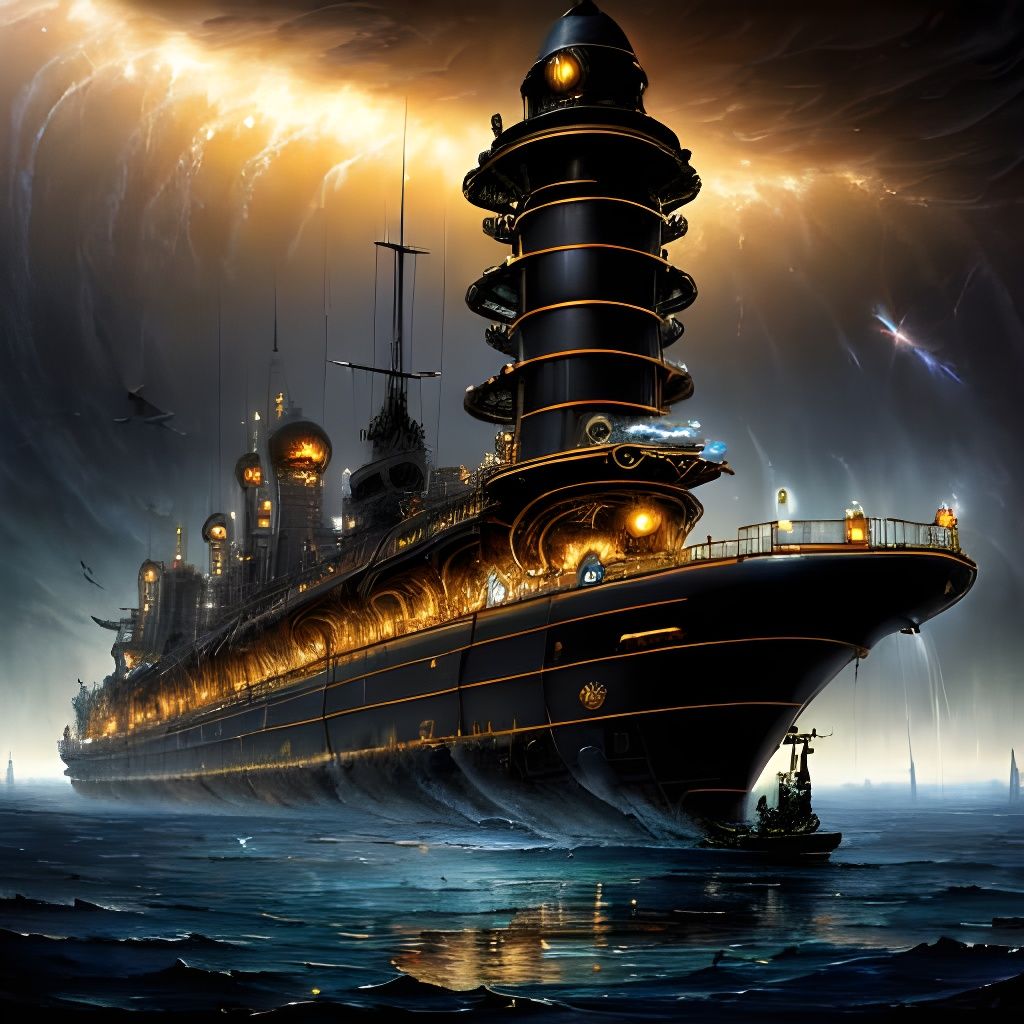 Steampunk Cruise Ship