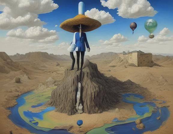 <lora:Surreal style:1.0>Rene Magritte style painting