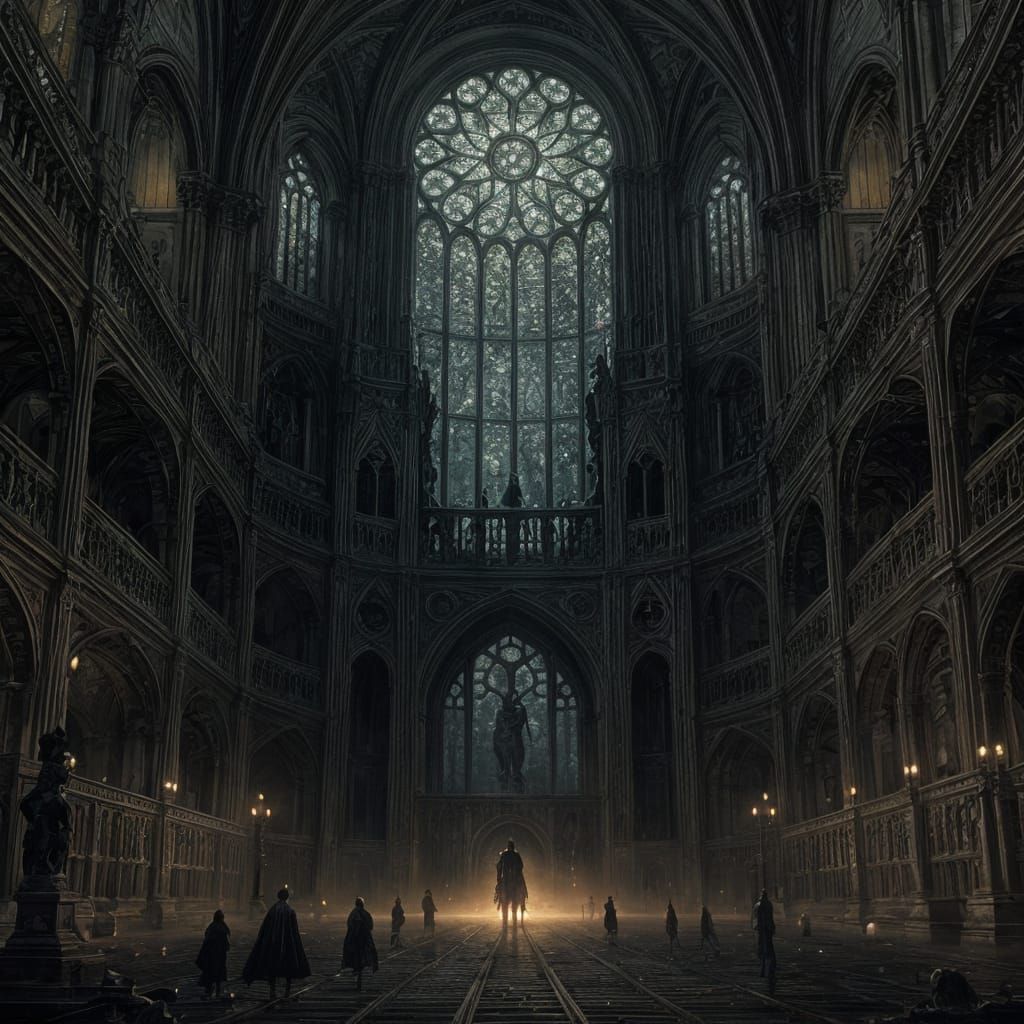 Daydream Horror: A Dark Fantasy Illustration