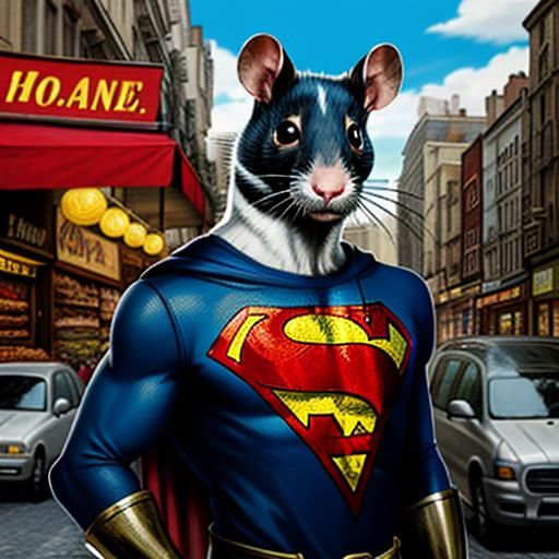 Super Rat: A Pop Art Superhero