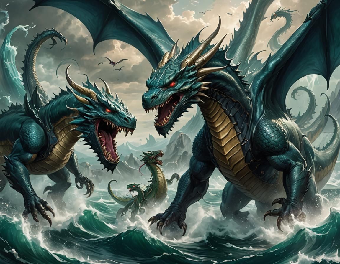 Terrifying Leviathan-Dragon Hybrid
