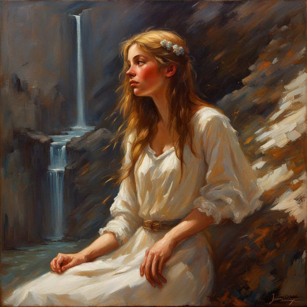 Oil Painting Inspired by Shakespeare Sonnet