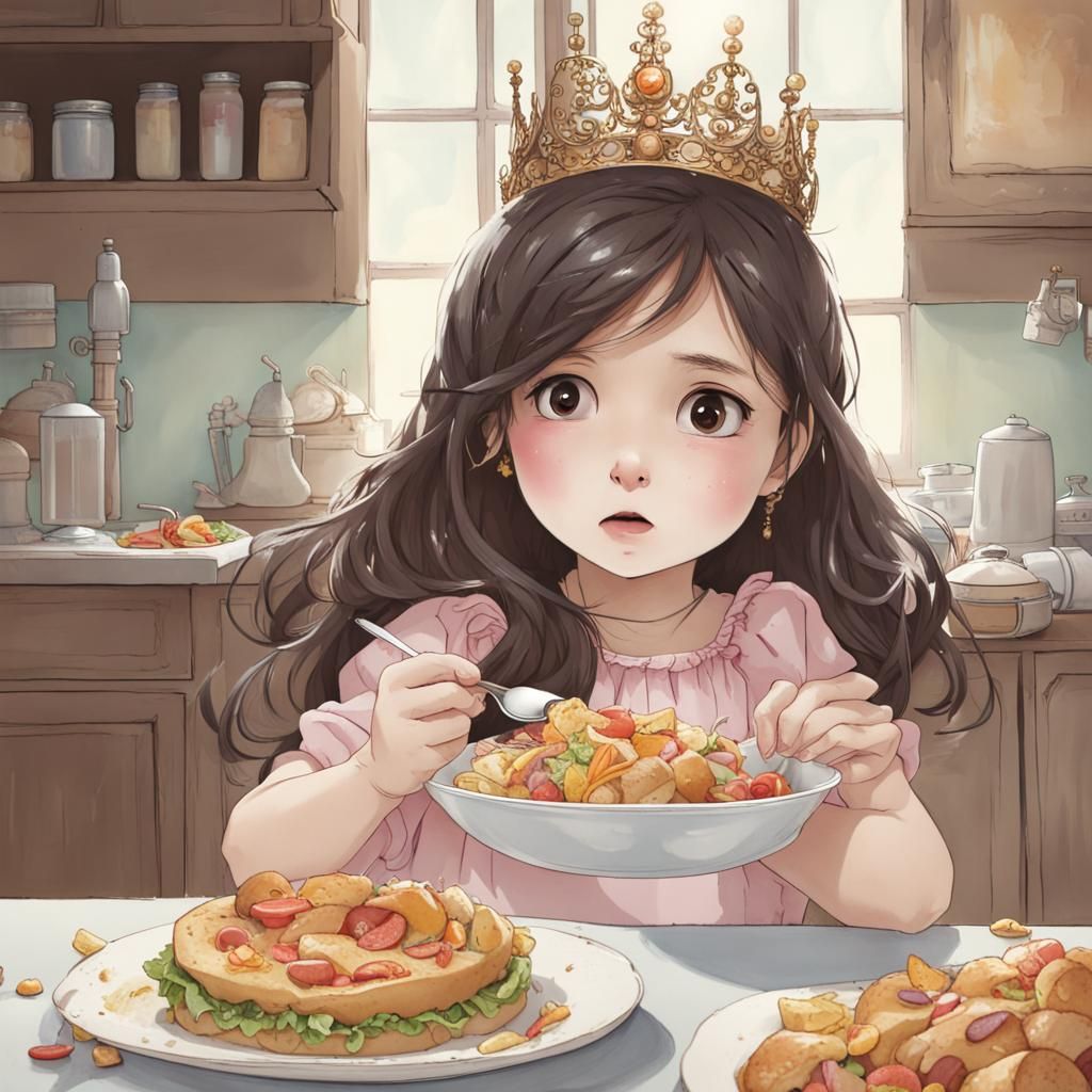 The Little Princess Who Ate All the Food