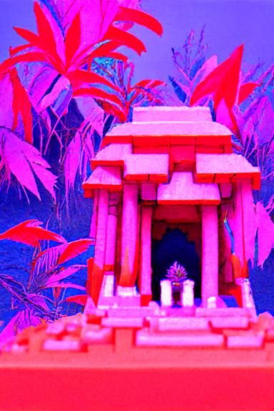 Lush Jungle Temple Ruins