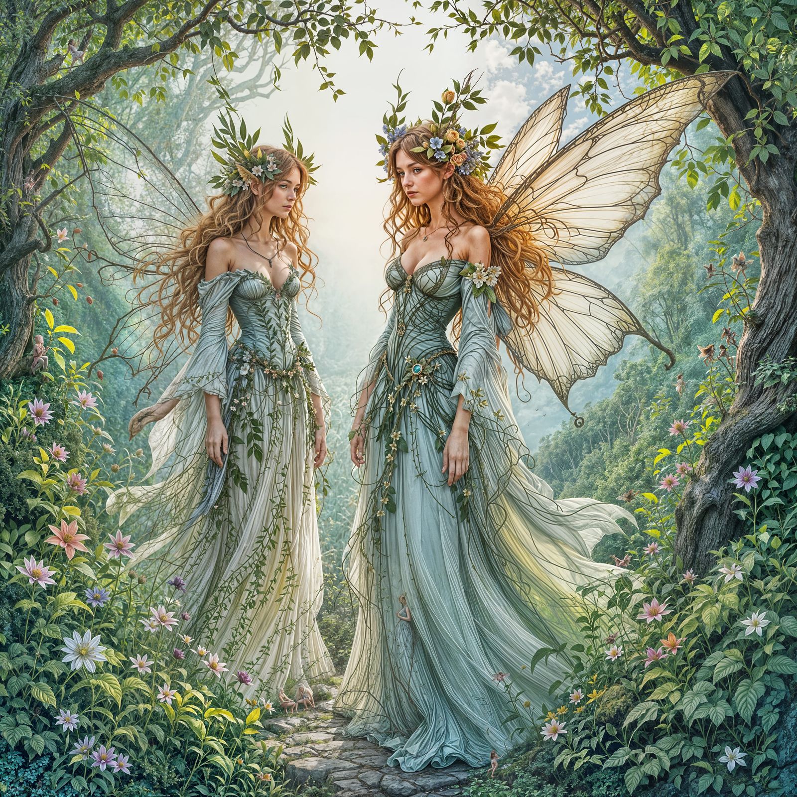 Fairies of Tylwyth Teg: A Mystical Welsh Scene