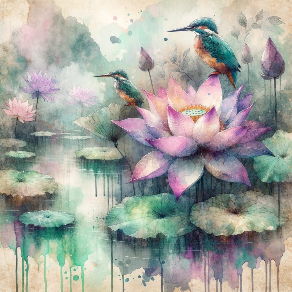 Serenity of the Lotus Pond