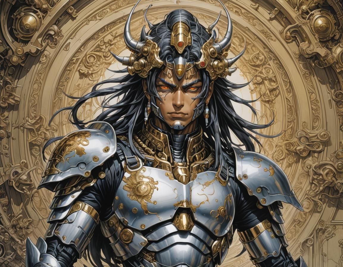 Portrait Cyborg Shiva Versailles Baroque Sfumato Deunan Knut...