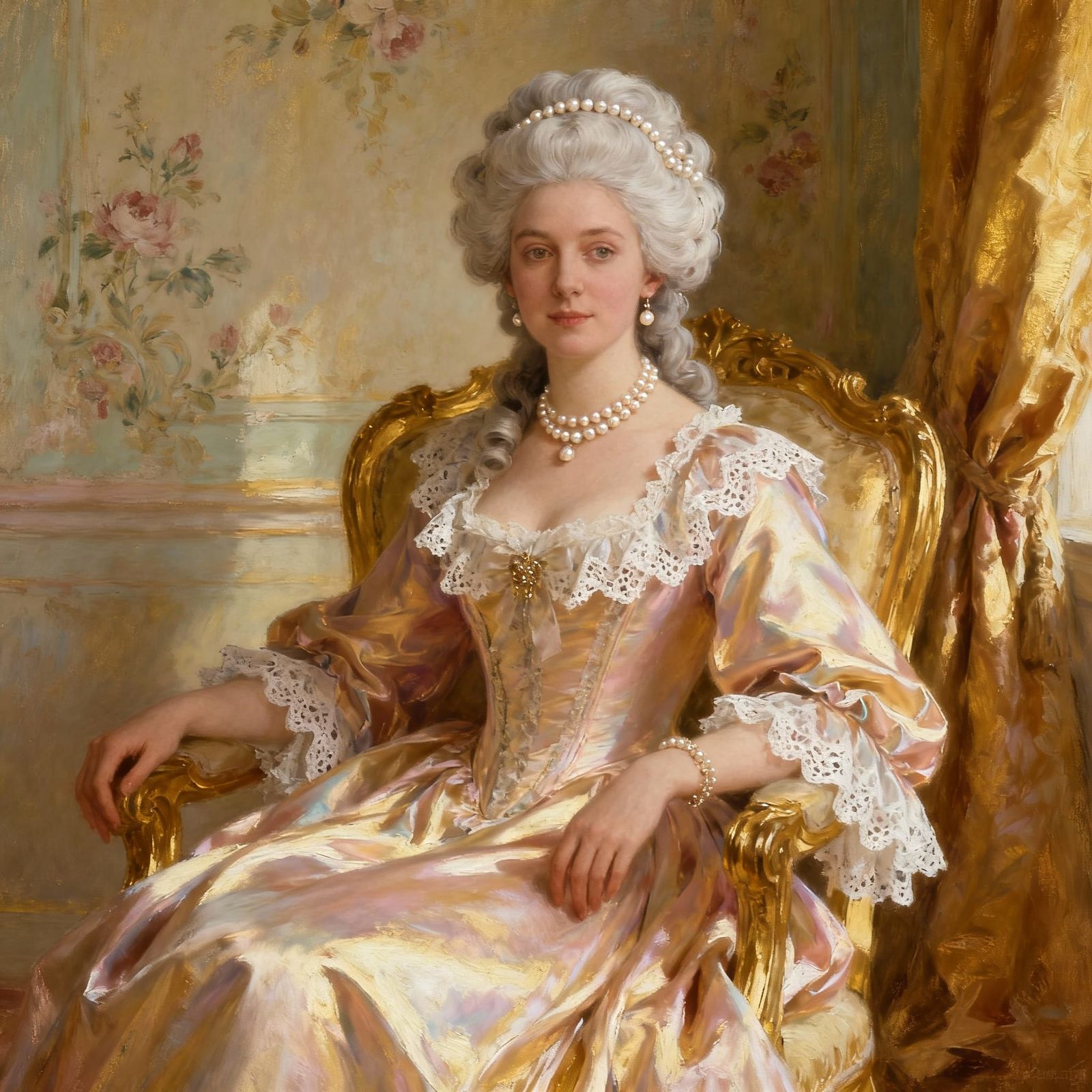 Elegant 18th Century Woman Portrait