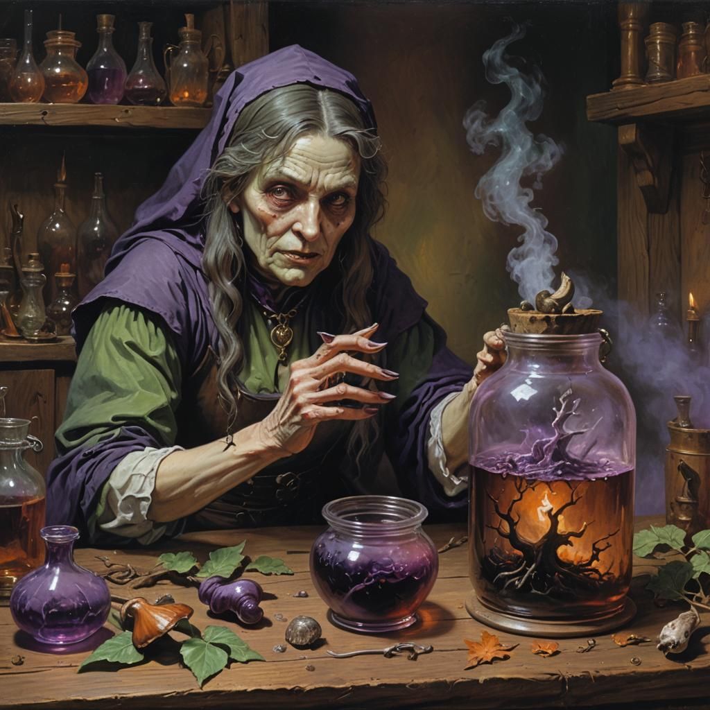 Brewing a dark spell