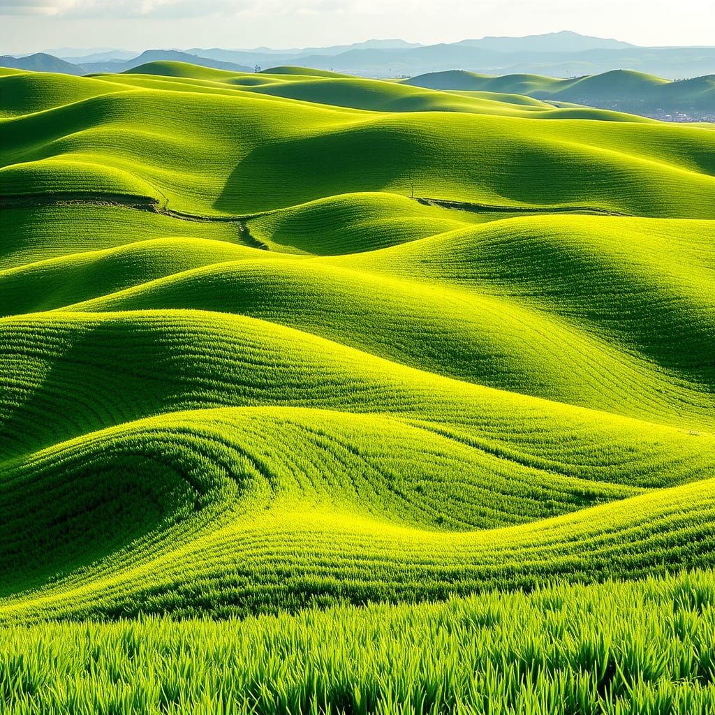 Rolling Emerald Fields