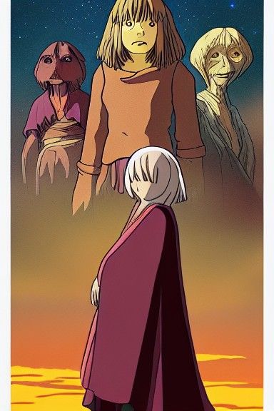 The Dark Crystal: Ghibli-Moebius Movie Poster
