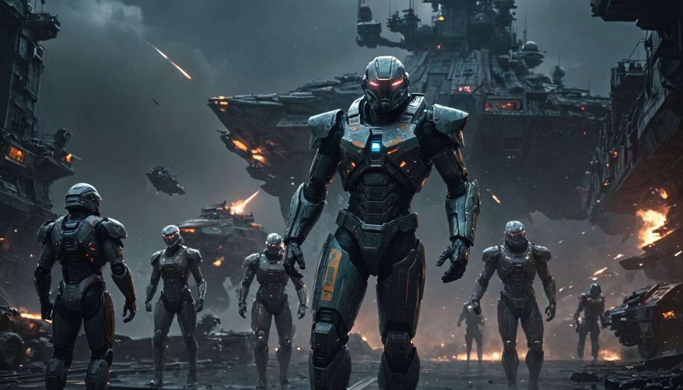 Humans Stand Tall Against Galactic Council Warships in High-...