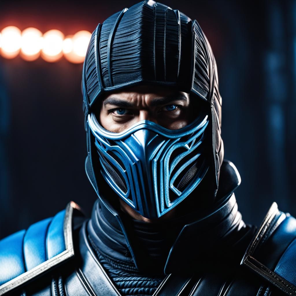 Sub-Zero Close-Up: 80s Cinematic Mortal Kombat
