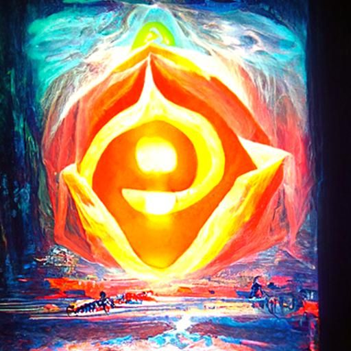 Chakra as Oil Painting by Gurney
