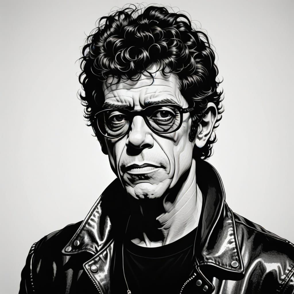 Lou Reed Caricature