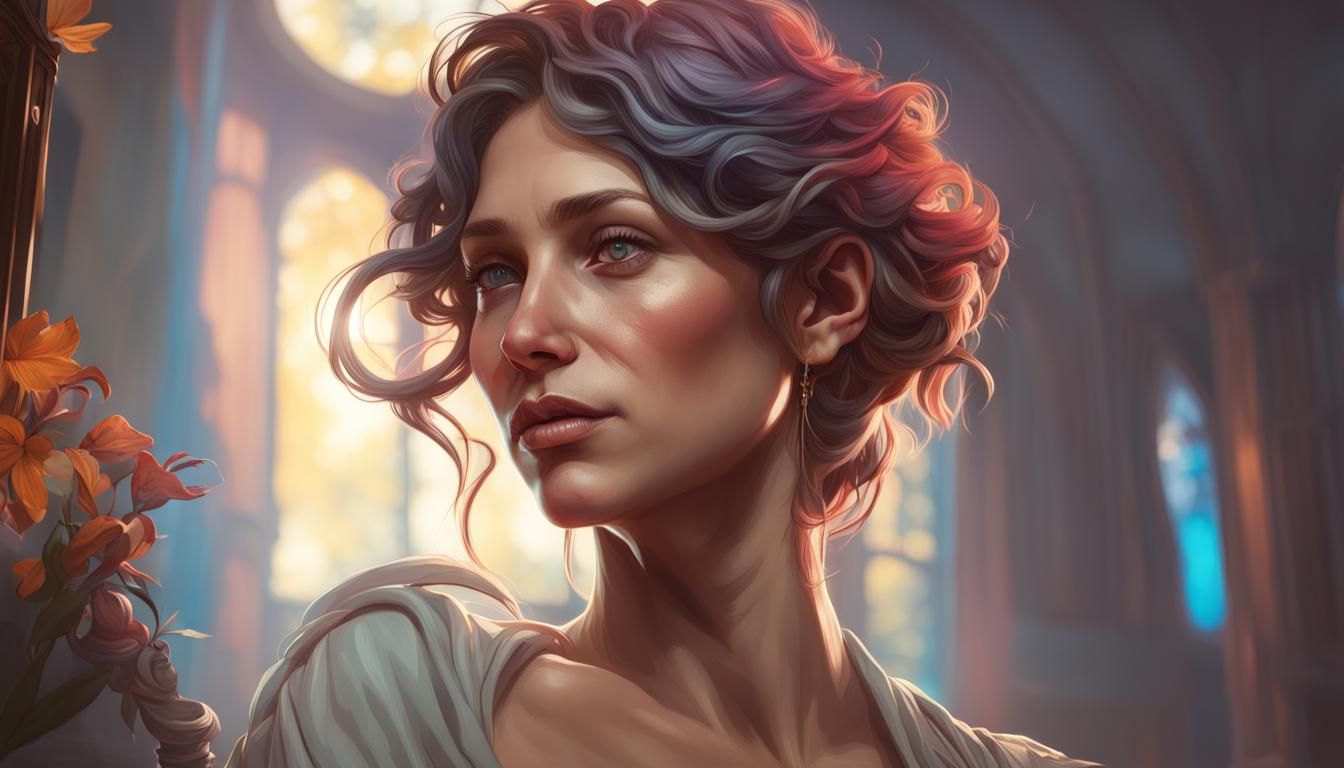 Detailed Portrait with Dynamic Lighting in Unreal Engine