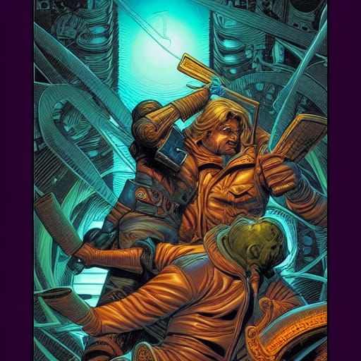 Kavon Thibdiox Comic Book Art Illustration