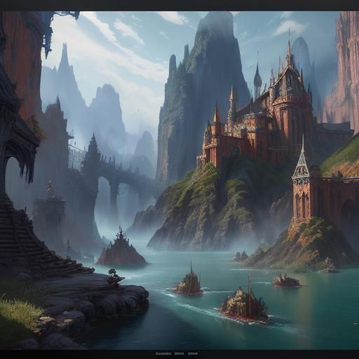 Detailed Drums Matte Painting in Deep Color